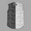 T-Shirts Sleeveless Sport T Shirt Men Fitness Tops Mesh Camo Running Tshirt Gym Shirt Quick Dry Sports TShirt