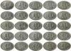 US un conjunto de 18651889 25 piezas de tres centavos de níquel de níquel monedas de monedas de metal fábrica de fabricación 2760562