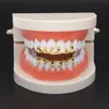 Hip Hop Gold Teethz Grillz Drip 8 dents grills dentaire cosplay inférieur Bas de dents de dents Rappeur Bouth Bijoux Party Gift5868915