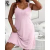 Casual Dresses Elegant Women Ribbed Mini Dress Fashion Solid Color Strap V Neck Button Corset Homewear Sleepwear Pyjamas Plus Size