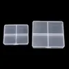 1/3pcs Square Plastic Transparent Storage Box Small Items Sundries Organizer Case Jewelry Beads Container Box Tools Accessories