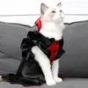 猫の衣装のコスプレ衣装犬の服のコスチューム猫の形状のコットパターン猫のためのハロウィーンの雰囲気