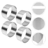 Tassen 4pcs Edelstahlring für Kuchen dekorieren Mousse Backdekor -Set