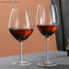 Wijnglazen Creative Ice Crack Red Wine Lass Cup Crystal Champane Lasses Cocktail Mu Cup voor cocktails Bordeaux Oblet Art Bi Belly Cup L49