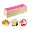 1200g Silicone Soap Mould Rectangular Soap Making Supplies DIY Handmade Form Soap Making Tool Toast Loaf Mold Silicone Cake Mold