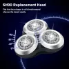 Shavers SH90 Replacement Head For Electric Shaver RQ12 1250/1251/1280/S9111 Series S9000 S8000 SW97xx, SW67xx