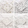 Couvertures emmaillant 2 couches bébé reçoit une couverture mignonne en coton doux et confortable de bain d'été drop livraison pour enfants maternité maternité otm2p