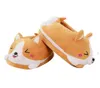 WhoHoll -merk Corgi Dog Slippers Cartoon schattige dubbele shiba inu warme pluche corgi slippers home slip katoenpad schoenen één maat h11158495031