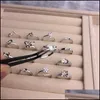 Paramètres de bijoux brillants 16 styles anneau de perle 925 anneaux sier bricolage pour les femmes adaptées à une taille de mode réglable 7-9 mm livraison dhnkr