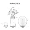 Breastpumps New Double Electric Breast Pumps Powerful Nipple Suction USB Electric Breast Pump with Baby Milk Bottle Cold Heat Pad Nipple 240413