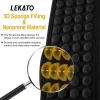 Hanger Lekato Guitar Strap with 3 Guitar Picks Holders Bass Eletric Acoustic Adjustable Non Slip Wide Shoulder Padded Shoulder Strap