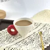 Mugs Ceramic Coffee Cup Pivot Scented Tea Office Light Luxury Water Household Hand Punch Conical European Style