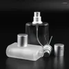 Speicherflaschen 1PCS 30 ml Gefrostiertes Glas Parfümflasche Nebel Spray Feuchtigkeit tragbarer leer