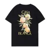 Casablanca sommar ny casablanca tropisk frukttryck kortärmad t-shirt