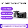 新しい1080 HDカーDVR WiFiカメラビデオレコーダー広角ACC 24時間梱包モニターブラックボックス