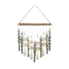 Decoratieve beeldjes Kamerwandhangende decoratie Boheemse eucalyptus met houten kralen katoenen touw boho keukendecoratie