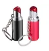 Mini Lipstick Shaped Women Lighter Creative Portable Key Chain Flame Butane Gas Cigarette Lighters for Collection9671267