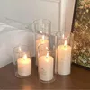 Candle Holders Glass For Home Decor Modern Wedding Centerpieces Table Decoration Stand Candlestick Holder