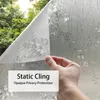 Autocollants de fenêtre 2024 Static Cling Home Decorative Film Chambre salon et salle d'intimité de salle de bain Verre de protection 45x100 cm