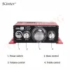 Oyunlar Kinter Mini Ses Amplifikatörü Hoparlör 2 Kanalları MA170 Ev Motosiklet Araba Amplifikatörleri Stereo Ses DC12V Güç Kaynağı Kablosu