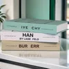 Обложка журнала City Luxury Brand Fashion Perfame Fake Books для украшения ящик для хранения кофейный столик декоративный книжный декор дома 240409