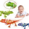 Electric/RC Animals Electronic Pet Lizard Walking Electronic Animal Crawling Friendly Interactive Robot Model Sound Light Childrens Toysl2404