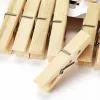 20Pcs Natural Bamboo Clothes Peg Wooden Socks Bed Sheet Wind-Proof Pins Clothespins Craft Clips Household Tools Home Accessories