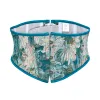 TURSE BURSE BURSE FLORALE STAMPATO MOLTO UNDREST CHILETTORE GOTICO BUSTIER KOSSETT PESCE LONTE BONDA IN CINTURA CINCHER CINCHLE CINKLEA