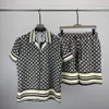 Männer Casual Shirts Herren Designer-Shirts Drucken Bowling Muster Buchstaben Druck kurzärmeliges Hemd Mode 2024 Sommer Hawaii Beach Styles Größe M-3xl