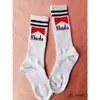 Rhude Socks Rhode Socks Rh Socks 1pairs heren sokken rhude hombre voor mannen grappige bandhnu zomer lente middelste buis kokosboom casual korte high street print man 146