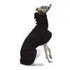 Vêtements pour chiens italien ves à vêtements de lévriers hiver chauds grand manteau imperméable réglable