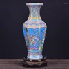 Antique Royal Chinese Porcelain Vase Decorative Flower Vase For Wedding Decoration Pot Jingdezhen Porcelain Christmas Gift1333t