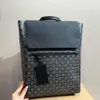 Продать черный дизайнерский рюкзак Back Bag Unisex L-буквы рюкзаки Классические старые цветы на молнию