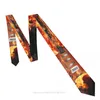 Bow Ties yanan gitar baskı müzik rahat unisex boyun kravat gömlek dekorasyon dar çizgili ince kravat