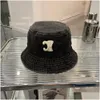 Cappelli a bordo largo secchio designer da cowboy 100 % cappello blu cotone ricamato a maglia da lavoro tinti e donne con tappo logo bianco per f dh8qk