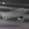 Zubehör 60% PC -Platte für mechanische Tastatur 2U 2.25U Polycarbonatplatte