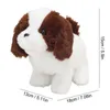 Animaux électriques / RC Animaux Walking and Barking Puppy Toys Walking Dog Toys Childrens Real Farming Puppy Animal Dog Interactive Pet Dog Birthday Giftl2404