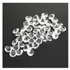 Flores decorativas 10000pcs 3mm Cristais de acrílico redondo pedras de cristal redondo para roupas DIY Crafts UNIF Decoration Wedding Party 6Zsh017