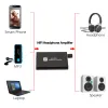 Förstärkare Mini HIFI -hörlurarförstärkare AMP 16300Ω Earphone Amp med 3,5 mm Jack Port för telefonmusikspelare PS4 Audio Amplifier