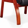 Verkställande lyxig armstödskontorstol läder support fåfänga matstol vardagsrum sovrum chais byrå trädgårdsmöbler