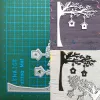 House Tree Metal Cutting matrizes para scrapbooking álbum de scrap.