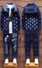 Enfants Baby Boys Clothes Fashion Denim Jacket Top Pantal