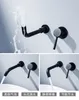 Bathroom Sink Faucets Wall Mounted Stailess Steel Golden Copper Basin Faucet Accessories