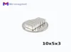 냉장고 자석 100pcs N35 1053mm 영구 자석 1053 니켈 코팅 4495609와 함께 강한 Dymium 블록 10x5x3mm 슈퍼 강한 dymium 블록 10x5x3mm