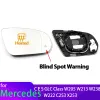 Uppvärmning Sidspegel Glasslins Dörr Wing Mirror Glass för Mercedes-Benz C E S GLC Class W205 W222 W217 W213 W238 Blind Spot