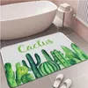 Tapijten cactus Succulente planten vloer tapijt Non-slip wasruimte Mat Decor Balkon Kind Living Bedide Area Rug Bad