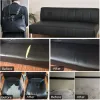 Möbelskor First Aid Patch Leather Patch Diy Svart självhäftande läderreparation Tejp svart för soffa reparationer
