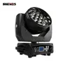 Shehds New LED Zoom Moving Head Light 19x15W RGBW Wash DMX512 Stage Lighting Professional Equipment för DJ Disco Party Bar Effect 7248229