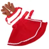 Dog Apparel Small Costume Clothes For Antlers Reusable Cat Cloak Xmas Festival Cape Party Accessory
