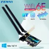 Kort FENVI WiFi 6e Adapter 5374MBPS AX210 2.4G/5G/6GHz för Bluetooth 5.3 802.11AX Wireless Network WiFi Card för Laptop PC Win 10/11